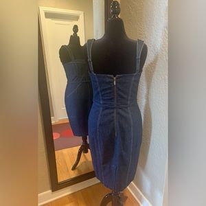 Jessica Simpson Wide Strap Jean Dress -size 12
